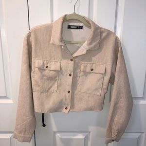 brand new corduroy cropped jacket
